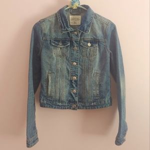 (2/$15) Ardene Eightytwo denim jacket size XS